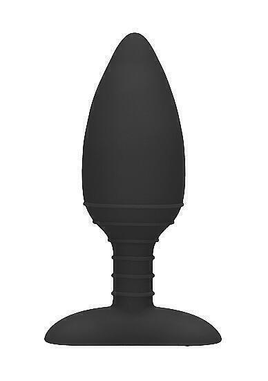 Анальный стимулятор Heating Anal Butt Plug Glow Black Shotsmedia