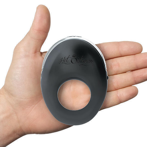Эрекционное кольцо с вибрацией Hot Octopuss Atom Cock Ring Black