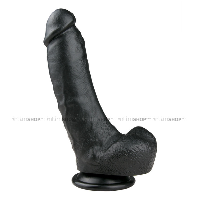 

Фаллоимитатор Easytoys Realistic Dildo Black 20 cm EDC Collections