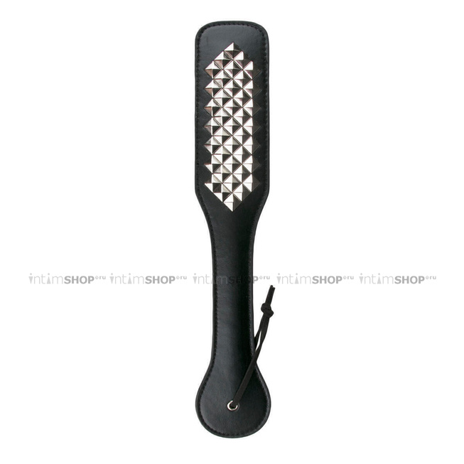 Шлепалка Easytoys Black Paddle With Metal Studs EDC Collections