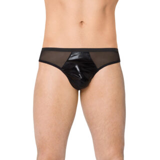 Трусы мужские Wetlook + Сетка SoftLine Collection, чёрный, M/L