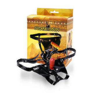 Трусики с креплением Vac-U-Lock Harness Sumerki Bogov, красный