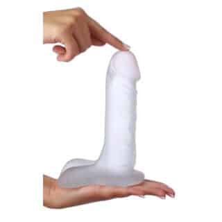 Фаллоимитатор Doc Johnson Blush Ballsy W/Berry Head Bulk ULTRASKYN™ 7"