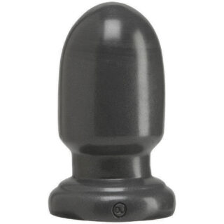 Анальная пробка Doc Johnson American Bombshell Shell Shock Small Gun Metal, черный