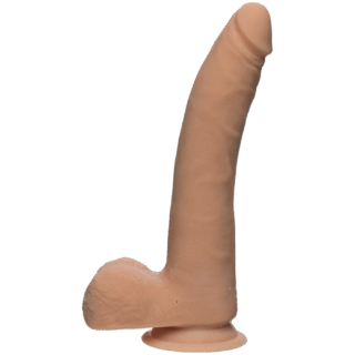 Фаллоимитатор Doc Johnson The D™ - Realistic D 9" Slim with Balls ULTRASKYN™, телесный