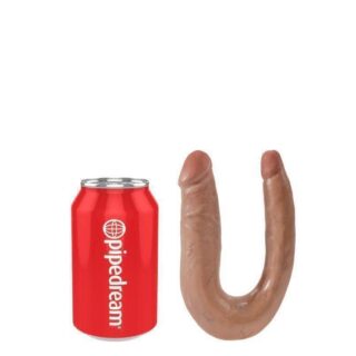 Фаллоимитатор двухсторонний U-формы PipeDream King Cock Double Penetrator, телесный