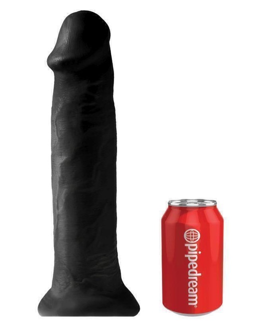 Фаллоимитатор-гигант на присоске черный PIPEDREAM King Cock 14 Cock Black