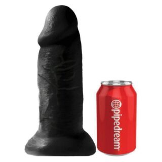 Фаллоимитатор-гигант PIPEDREAM King Cock 10 Chubby на присоске без мошонки черный