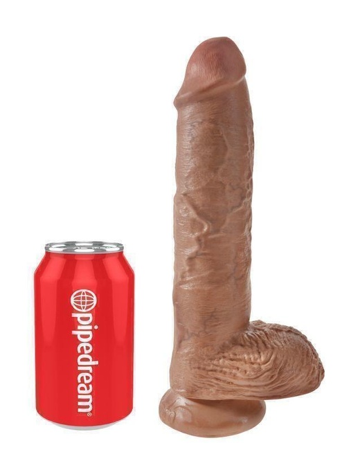 Фаллоимитатор гигант PipeDream King Cock Cock with Balls, телесный