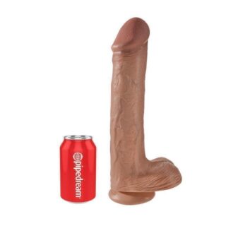Фаллоимитатор гигант PipeDream King Cock Cock with Balls, телесный