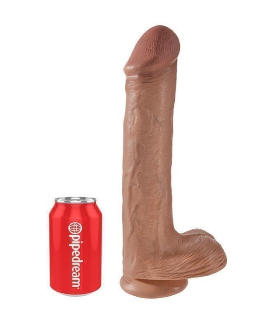 Фаллоимитатор гигант PipeDream King Cock Cock with Balls, телесный