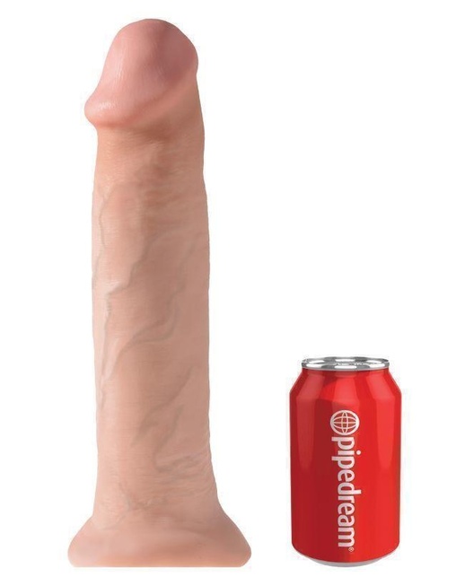 Фаллоимитатор-гигант PIPEDREAM King Cock 14 Cock Flesh на присоске телесный