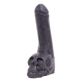 Фаллоимитатор гигант с черепом Cock with Skull - Black