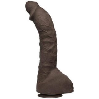 Фаллоимитатор насадка для страпона Doc Johnson Prince Yahshua Vac-U-Lock™ ULTRASKYN™ 10.5", коричневый