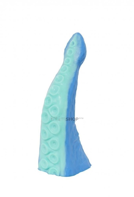 Фаллоимитатор EraSexa Осьминог, 29 см, голубой