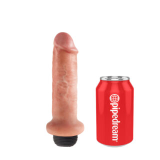 Фаллоимитатор с функцией эякуляции PipeDream King Cock 6" Squirting Cock Tan телесный
