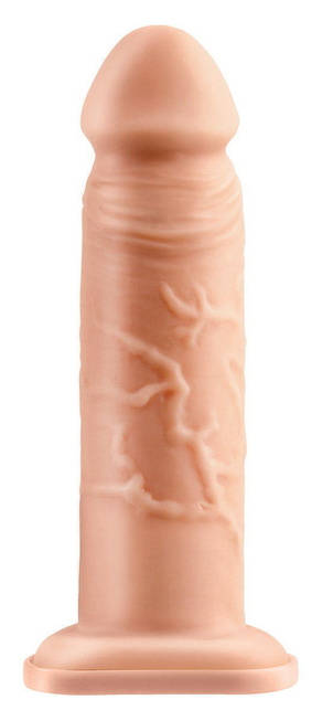 Фаллоимитатор поясной полый Silicone Hollow Extension 20см, телесный - PipeDream