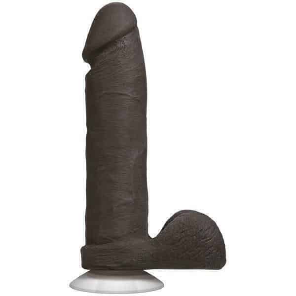 Фаллоимитатор Реалистик Doc Johnson The Realistic® Cock ULTRASKYN™ 8” - Chocolate, коричневый