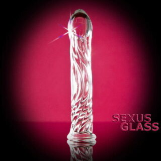 Фаллоимитатор Sexus Glass стеклянный, прозрачный