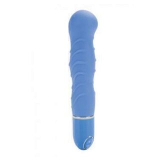 Фаллоимитатор Silicone Pleasure Bendie Ripple G's -6,75" с Вибрацией сиреневый