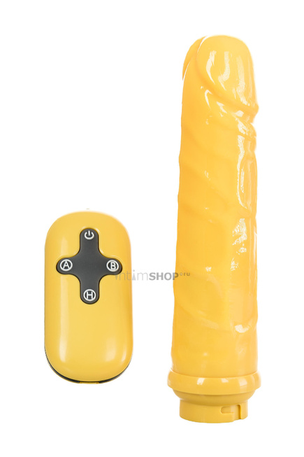Секс-машина с пультом ДУ Toyfa MotorLovers F*ckBag, желтый от IntimShop