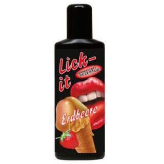 Гель ароматизированный Lick It Клубника 50 мл флакон