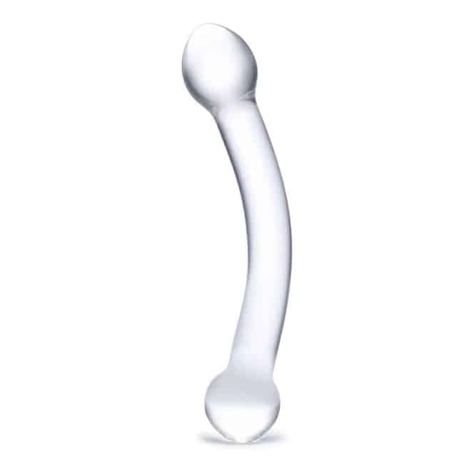 Прозрачный фаллос для точки G Glas, бесцветный, 17см