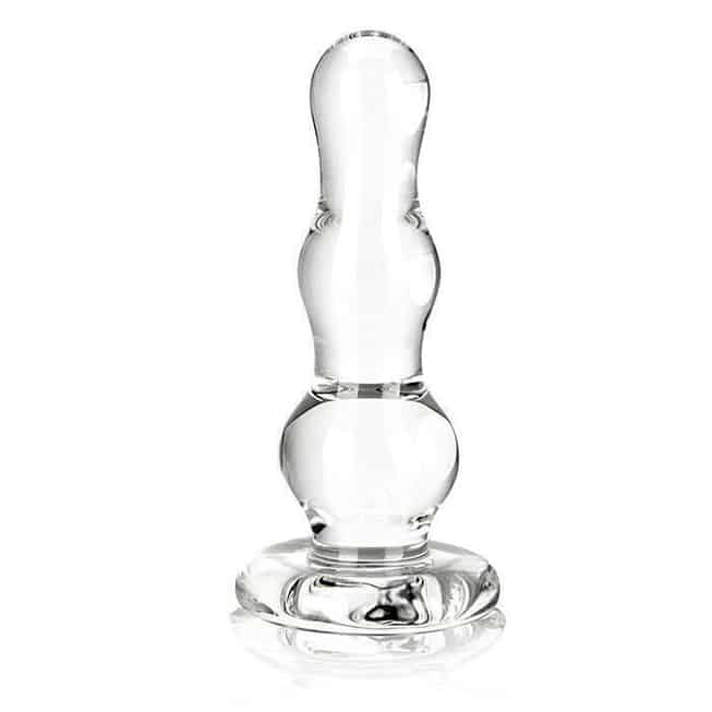 Стеклянная елочка Glas, бесцветная, до 9 см