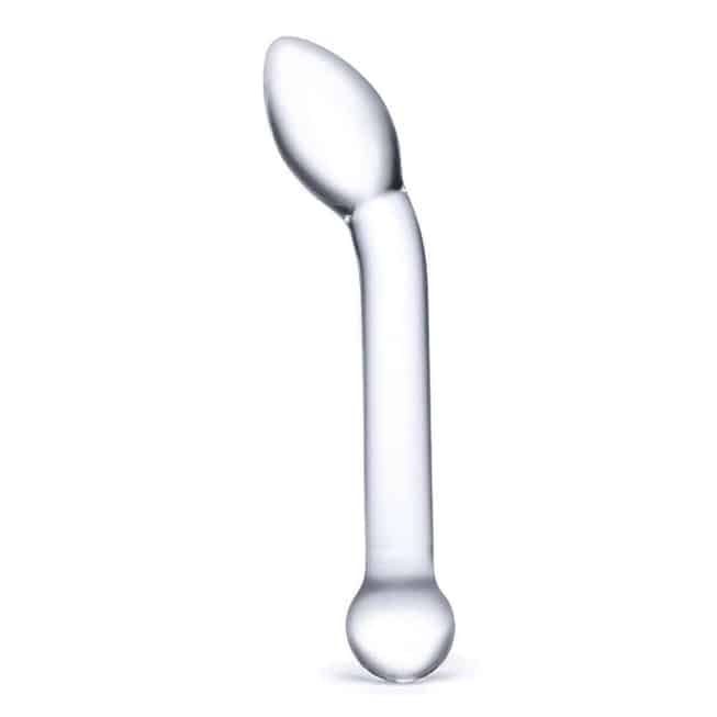 Стеклянный фаллос для точки G Slimline G-Spot Glas, 20 см