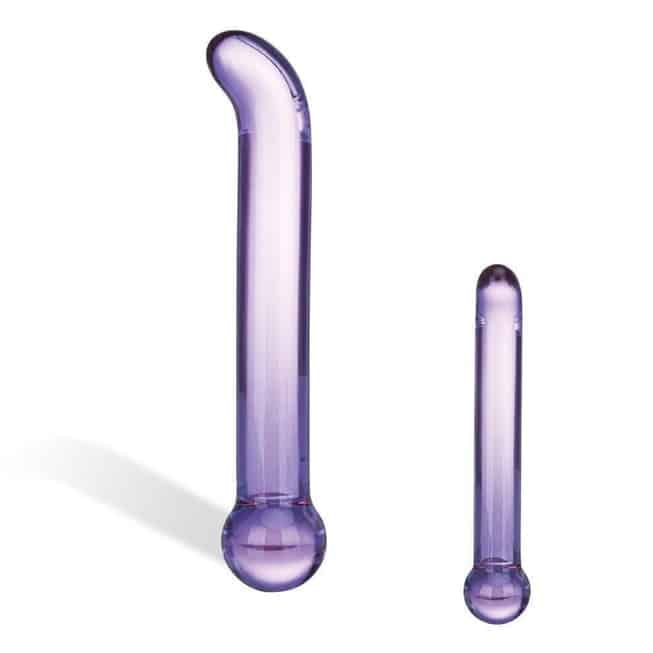 Фиолетовый G-стимулятор Purple G-Spot Glas, фиолетовый, до 13-19 см