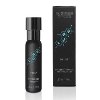 Мужской спрей для тела с феромонами Lure® Black Label For Him, Pheromone Personal Scent, 10 мл.