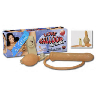Вибратор надувной с Грушей Love Balloon Orion телесный