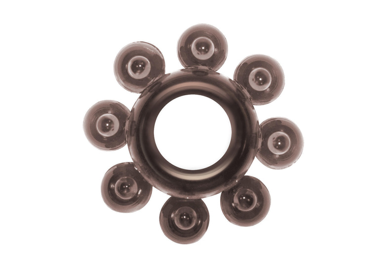 Эрекционное кольцо Rings Bubbles, чёрное
