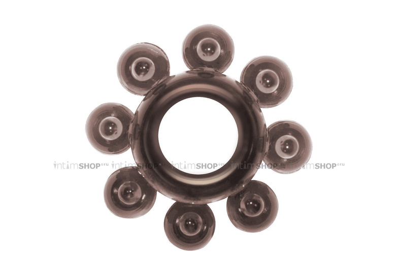 Эрекционное кольцо Rings Bubbles, чёрное