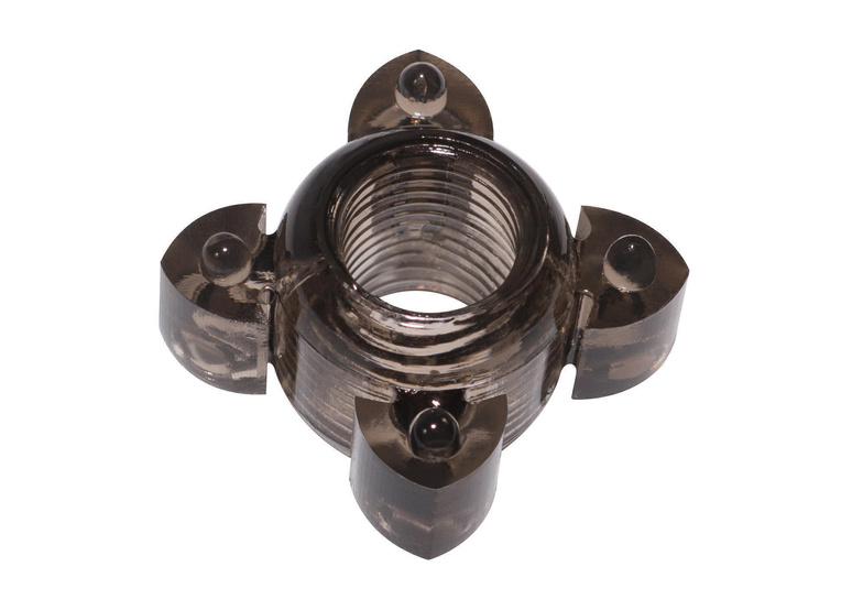 Эрекционное кольцо Rings Screw, чёрное