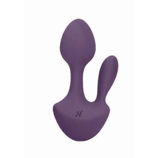 Клиторальное виброяйцо с анальной стимуляцией SOFIA Purple Shotsmedia