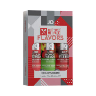 Подарочный набор ароматизированных лубрикантов JO Tri-Me Triple Pack - Flavors