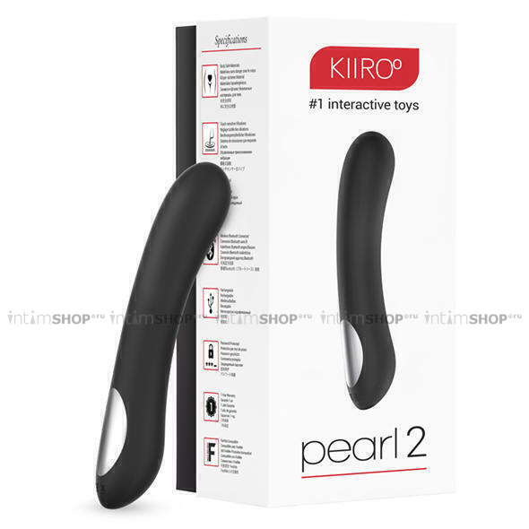 Вибратор для секса на расстоянии KIIROO Pearl 2, чёрный от IntimShop