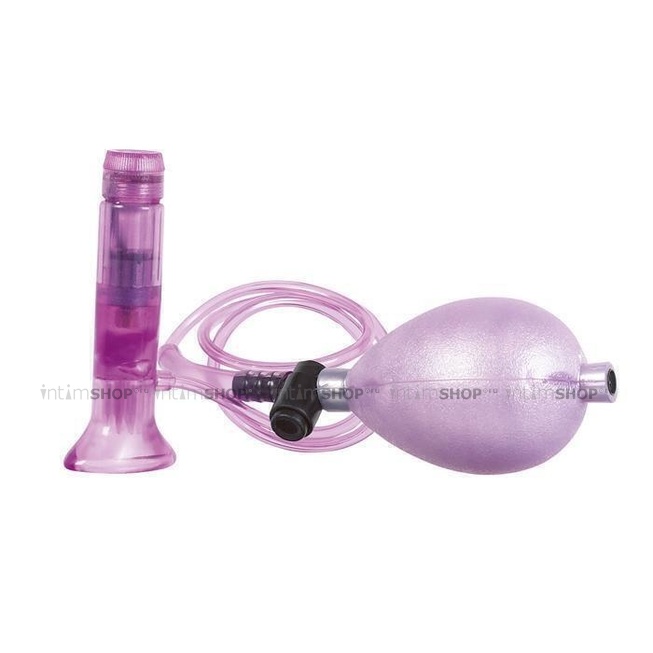 

Клиторальный стимулятор с вибрацией Pussypump Purple Toy Joy