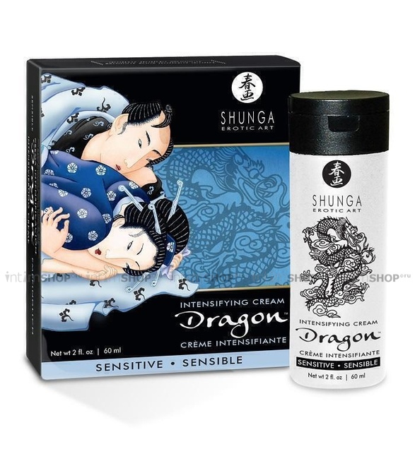 Крем для усиления эрекции Shunga Dragon Чувствительность, 60 мл