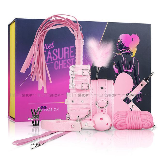 Набор Для Бондажа Secret Pleasure Chest Pink Pleasure EDC Collections от IntimShop