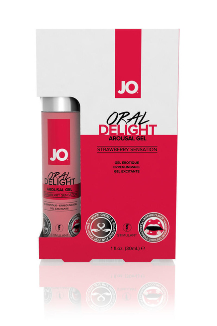 Лубрикант Oral Delight Strawberry Sensation, Клубничный, 30 мл