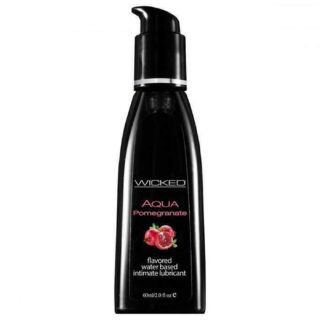 Оральный лубрикант со вкусом граната WICKED AQUA POMEGRANATE 60 мл