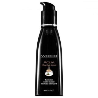 Лубрикант со вкусом Кофе Мокка WICKED AQUA MOCHA JAVA 60 мл