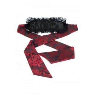 Маска на глаза Scandal Eye Mask атласная черно-красная