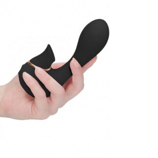 Массажер с двойной стимуляцией Irresistible Mythical Black, черный