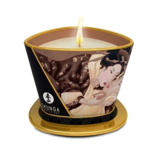 Свеча с массажным маслом Shunga Пьянящий шоколад, 170 мл