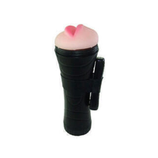 Мастурбатор ротик Baile Pink Mouth в тубе с вибрацией