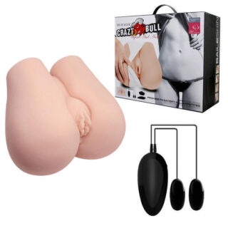 Мастурбатор Baile Crazy Bull Vagina and Anal с вибрацией