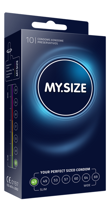 Презервативы MY.SIZE размер 47, 10 шт